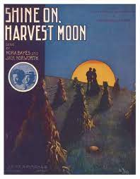 Vintage Sheet Music Shine On Harvert Moon Vintage Sheet Music Sheet Music Art Poster Prints