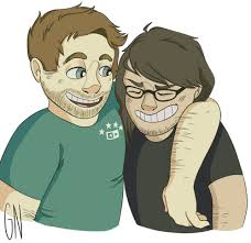 Shane Dawson and Drew Monson by GinNin32