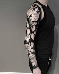 Arm sleeve tattoo template nordiclarpwikiorg. 55 Gorgeous Negative Space Tattoo Designs And Ideas Fashion Hombre