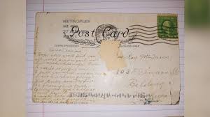 How to address postcards for the usps the classroom. A Postcard Arrived In Michigan Almost 100 Years After It Went In The Mail Cnn