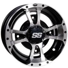 Golf Carts Ideas Itp Ss112 Golf Cart Wheel 14x6 33 Offset 44 Machined Bolt Pattern 44 Color Machined Wheel Rim Size 14 With Images Golf Cart Wheels Wheel Atv Wheels