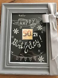 Handlettering Birthday Gift 50th Birthday Geburtstagsgeschenk 50 Geburtstag Geschenke Selber Machen Geschenke