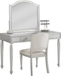 Evangeline 3 Pc Silver Gray Vanity Set