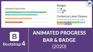 How To Create Progress Bar In Bootstrap 4 2020 Bootstrap 4 Badge Progress Bar Progress Web Development