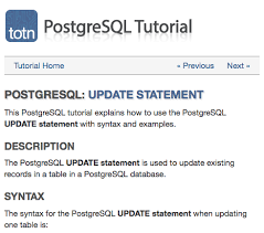 Postgresql Tutorial Explains How To Use The Postgresql Update Statement Sql Server Sql Learn Sql