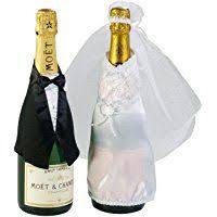 Edle Flaschendeko Fur Sektflaschen Brautpaar Hochzeit 2tlg Tischdeko Champagner Brautpaar Basteln Hochzeit