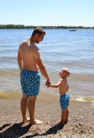 With our father and son swimwear collection, he can do just that! Adorable Matching Swimwear For Fathers And Sons Emily Reviews