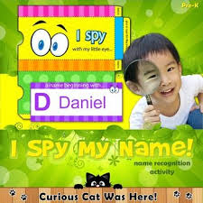 Name Song I Spy Name Songs Name Activities School Activities