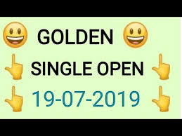 Golden Matka 19 07 2019 Single Jodi Single Open Trick
