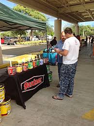 A Gardner Display Table At A Home Depot Contractor Event Home Depot The Home Depot Contractors
