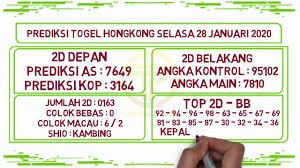 Prediksi Hk Malam Ini Selasa 28 Januari 2020 Youtube