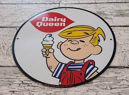 Vintage Dairy Queen Porcelain Dennis the Menace Ice Cream Gas - Etsy