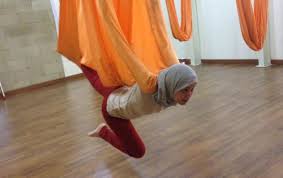 Vampire Pose Antigravity Hammock Yoga Jakarta