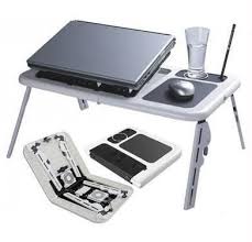 harikrishnavilla e table portable adjustable height laptop desk fit all kind laptop with 2 u portable laptop table portable laptop laptop cooling pad