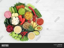 Vitamins are organic substances produced by plants or animals. Vegan Food Healthy Image Photo Free Trial Bigstock