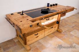 One Of A Kind Kitchen Island Made From Carpenter S Workbench
