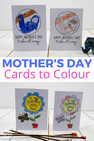 The card is perfect for your little ones for a mother's day activity, a coloring party, or. Free Printable Mother S Day Cards To Colour Mum In The Madhouse