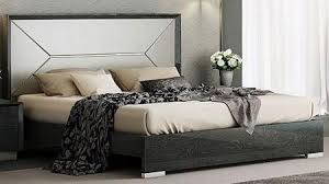 Furniture, girls bedding, boys bedding, rugs + windows Monte Leone 180234 K 80 X 51 King Bed With Eco Leather Upholstered Headboard Wood Veneer And High Gloss Lacquer Finish In From J And M Furniture Accuweather Shop