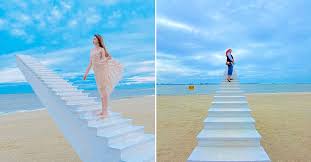 It is made up of 4 reclaimed island near tanjung. Johor Has Its Very Own Stairway To Heaven That S Perfect For Your Instagram Johor Foodie