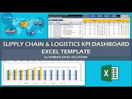 The second kpi is on time ship rate and the third is fill rate. Supply Chain Logistics Kpi Dashboard Excel Template Eloquens