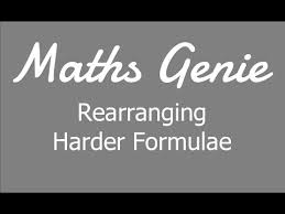 Rearranging Harder Formulae Youtube