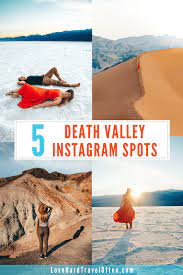 A landscape of dark lava flows and volcanic cinders abruptly gives way to the gash of rainbow canyon below this viewpoint. Death Valley Photo Spots 5 Can T Miss Instagram Spots