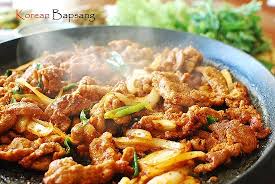 Jeyuk Bokkeum Spicy Pork Bbq Recipe Bulgogi Spicy Pork Bbq Dishes