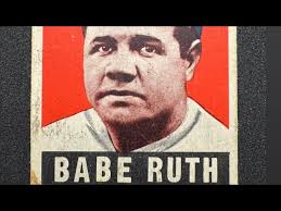 Babe Ruth 1948 Leaf Restoration