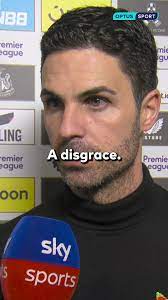 Mikel Arteta's Fuming Reaction to Arsenal vs Newcastle | Premier League  Football | TikTok