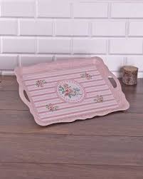 Dekoratif Desenli Tepsi Mutfak Urunler Tepsi