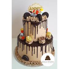 Layer Cake Kinder Oreo Ferrero Gateau Creation Gateau Anniversaire Beau Gateau