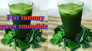 flat tummy green smoothie lose belly