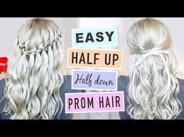 Braided half up half down #8 another method for achieving wedding hairstyles half up is by incorporating wedding hair braid. 2 Easy Romantic Half Up Half Down Prom Wedding Hairstyles Everydayhairinspiration Youtube