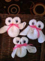 Washcloth Baby Shower Ideas Owl Washcloth Favors For Baby Showers Made Baby Shower Ide With Images Owl Baby Shower Baby Crafts Washcloth Crafts