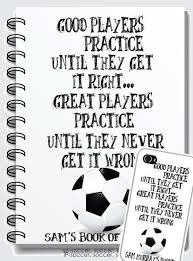 Personalized Notebook Christmas Gift For Soccer Player Gift Etsy Soccer Quotes Soccer Motivation Soccer Training