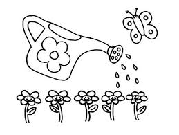 You might also be interested in coloring pages from gardens, sunflower categories and flower pot tag. Watering Can Spread Water To Flowers Coloring Page Coloring Sun