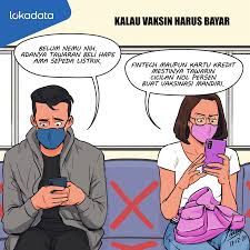 Kartun Solusi Jika Vaksin Covid 19 Harus Bayar