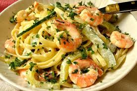 Linguine Aux Crevettes Et Concombre Ma Cuisine Sante Recette Recette Concombre Cuit Linguine Cuisine