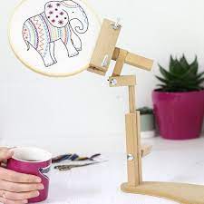 Opus adjustable craft stand to hold tapestry frames & embroidery hoops. Embroidery Hoop Stand Diy Embroidery Stand Diy Embroidery Hoop Stand Embroidery Hoop