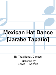Mexican Hat Dance Jarabe Tapatio Music Print Sheet Music Book Concert Band