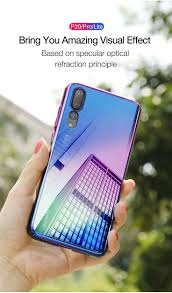 Cafele Case For Huawei P20 Pro Lite Cases Luxury Aurora Gradient Color Transparent Cover For Huawei P20 Pro Light Hard Pc Case Case Pc Cases Huawei