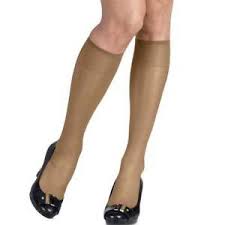 Details About Hanes Silk Reflections Sheer Enhanced Toe Little Color Knee Highs Plus Size