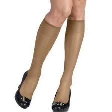 details about hanes silk reflections sheer enhanced toe little color knee highs plus size