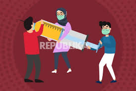 Download sketsa gambar gotong royong. Kadin 22 736 Perusahaan Daftar Vaksin Gotong Royong Republika Online