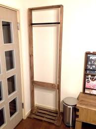 1 4材と100均で作るハンガーラック ハンガーラック diy 作り方 玄関 ハンガーラック インテリア 収納