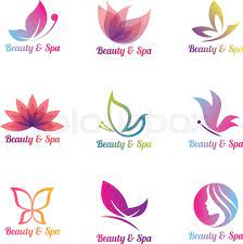 A Set Of Colorfull Spa Logos Stock Vector Colourbox