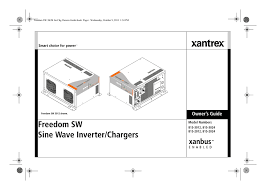 Xantrex xanbus system control panel. Electronics Power Inverters Xantrex 809 0921 Freedom Sw 230 Inverter Charger