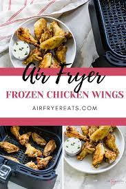 Air Fryer Frozen Chicken Wings Recipe Frozen Chicken Wings Air Fryer Recipes Healthy Chicken Wings