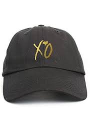 Xo Unstructured Baseball Dad Hat Cap Black W Gold Dad Hats Baseball Dad Hats