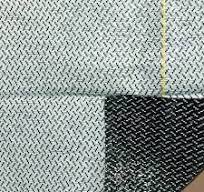 Reflective Black/White Ground Cover Woven 3.8oz (Choose Size)
